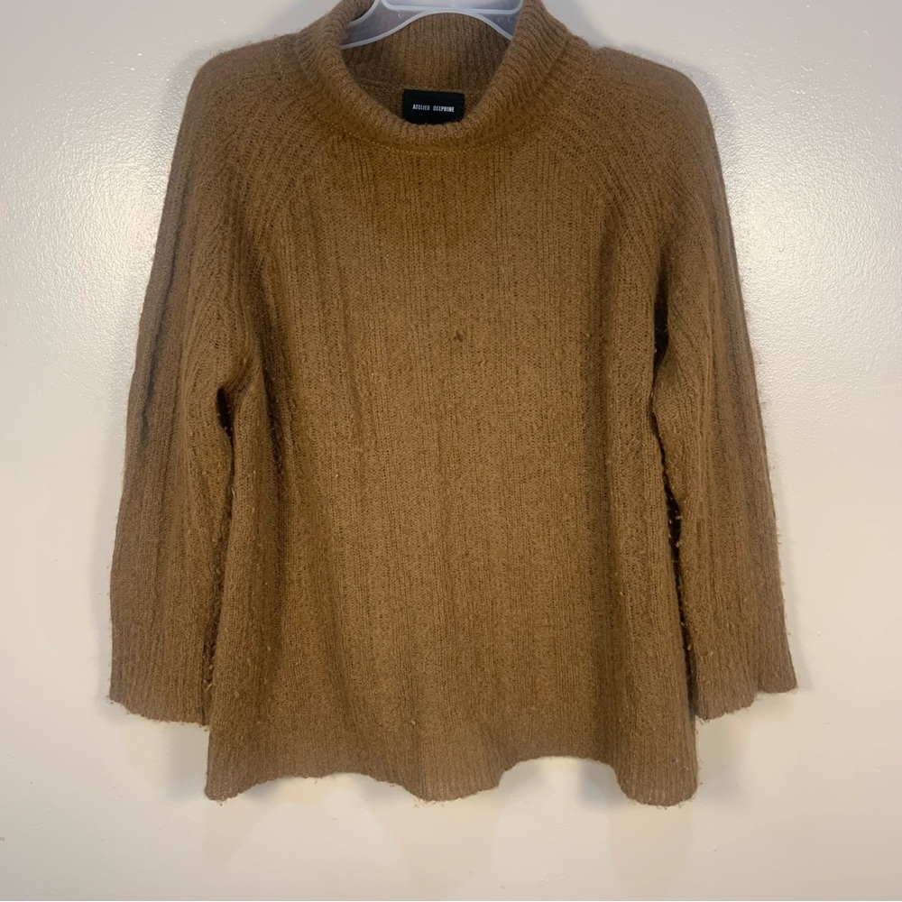 Atelier Delphine Baby Alpaca Peru Ribbed Pullover Sweater